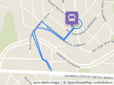 Mapa da parada