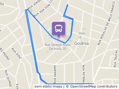 Mapa da parada