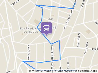 Mapa da parada