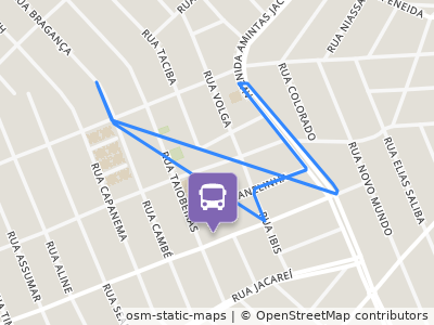 Mapa da parada