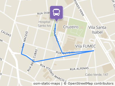 Mapa da parada