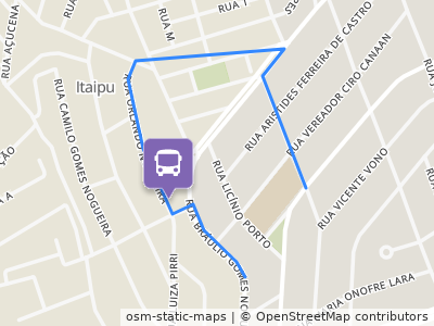 Mapa da parada