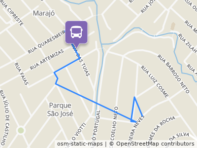 Mapa da parada