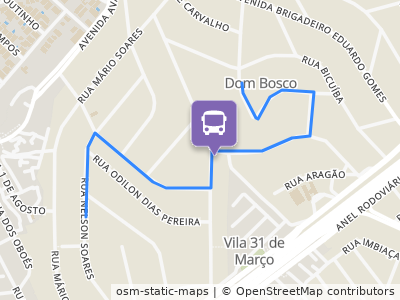 Mapa da parada