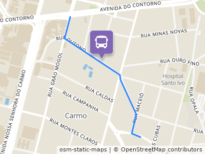 Mapa da parada
