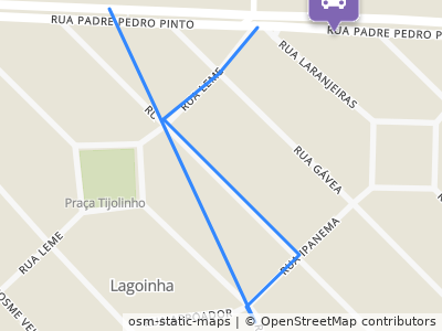Mapa da parada
