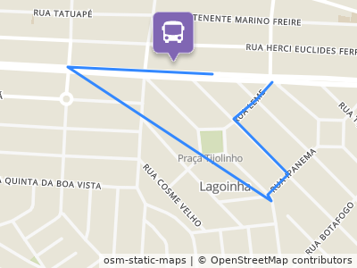 Mapa da parada