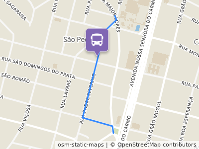 Mapa da parada