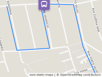 Mapa da parada
