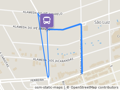 Mapa da parada