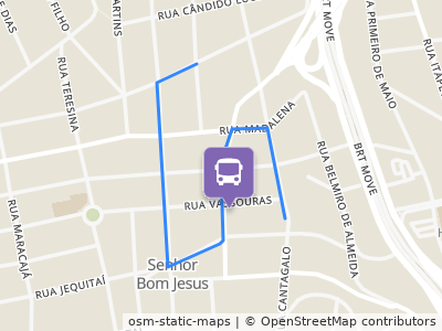 Mapa da parada