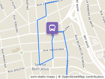 Mapa da parada