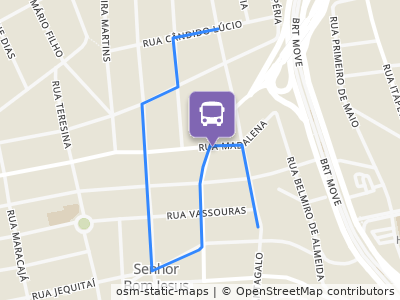 Mapa da parada
