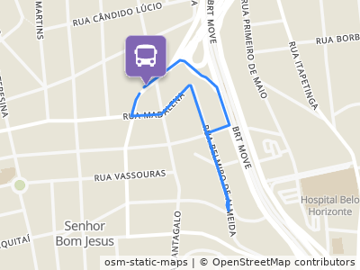 Mapa da parada