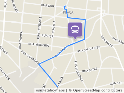 Mapa da parada