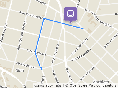 Mapa da parada