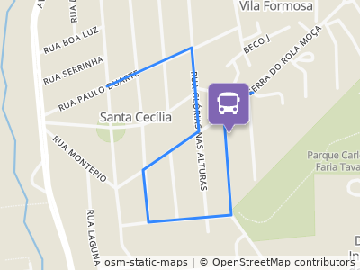 Mapa da parada