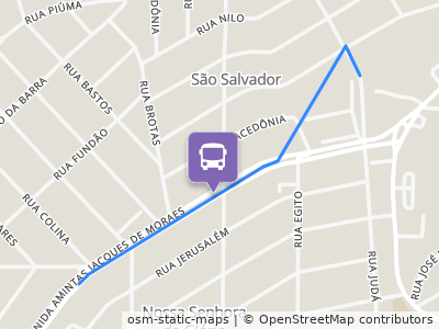 Mapa da parada