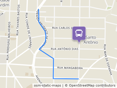 Mapa da parada