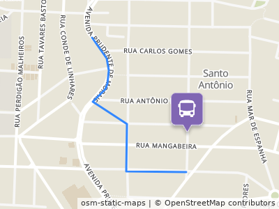 Mapa da parada