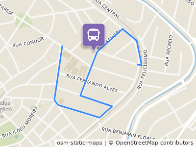 Mapa da parada