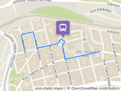Mapa da parada