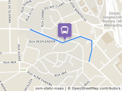 Mapa da parada