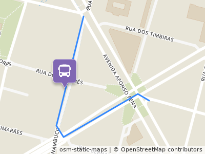 Mapa da parada