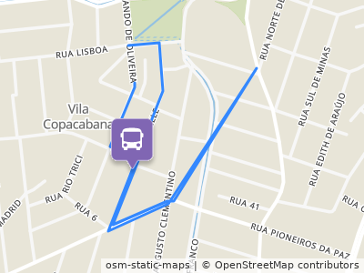 Mapa da parada