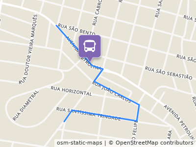 Mapa da parada