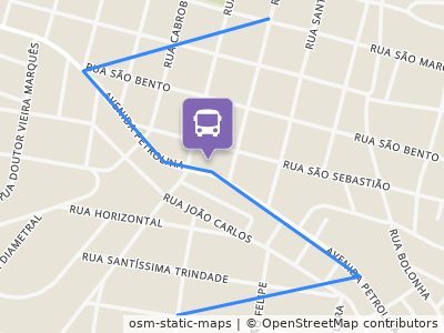 Mapa da parada