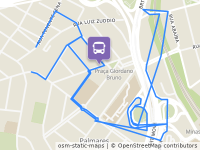 Mapa da parada