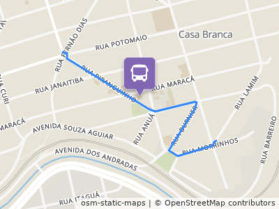 Mapa da parada