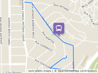 Mapa da parada