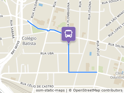 Mapa da parada