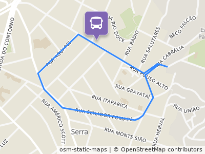 Mapa da parada