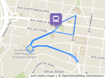 Mapa da parada