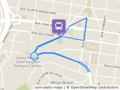 Mapa da parada