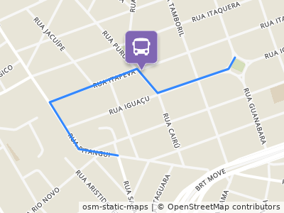 Mapa da parada