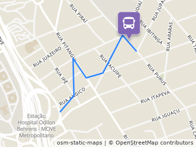 Mapa da parada