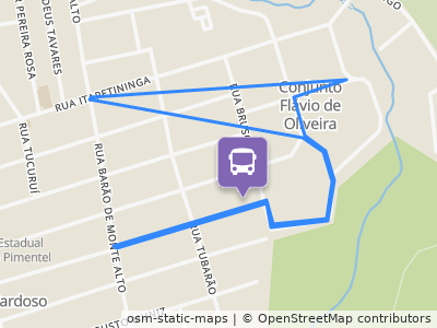 Mapa da parada