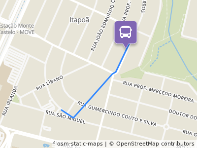 Mapa da parada