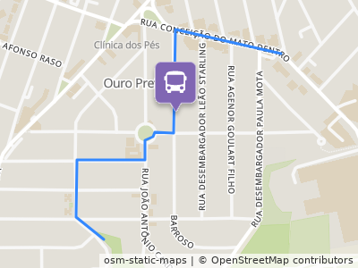 Mapa da parada