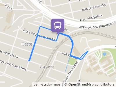 Mapa da parada
