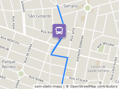 Mapa da parada