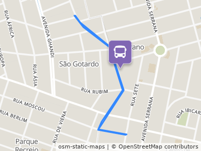 Mapa da parada