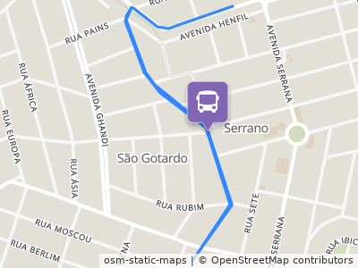 Mapa da parada