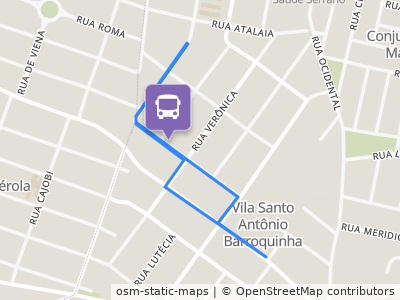Mapa da parada