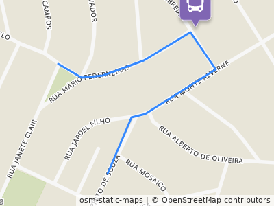 Mapa da parada