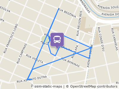 Mapa da parada